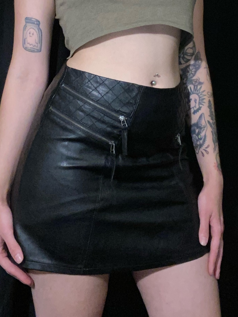 Black skirt